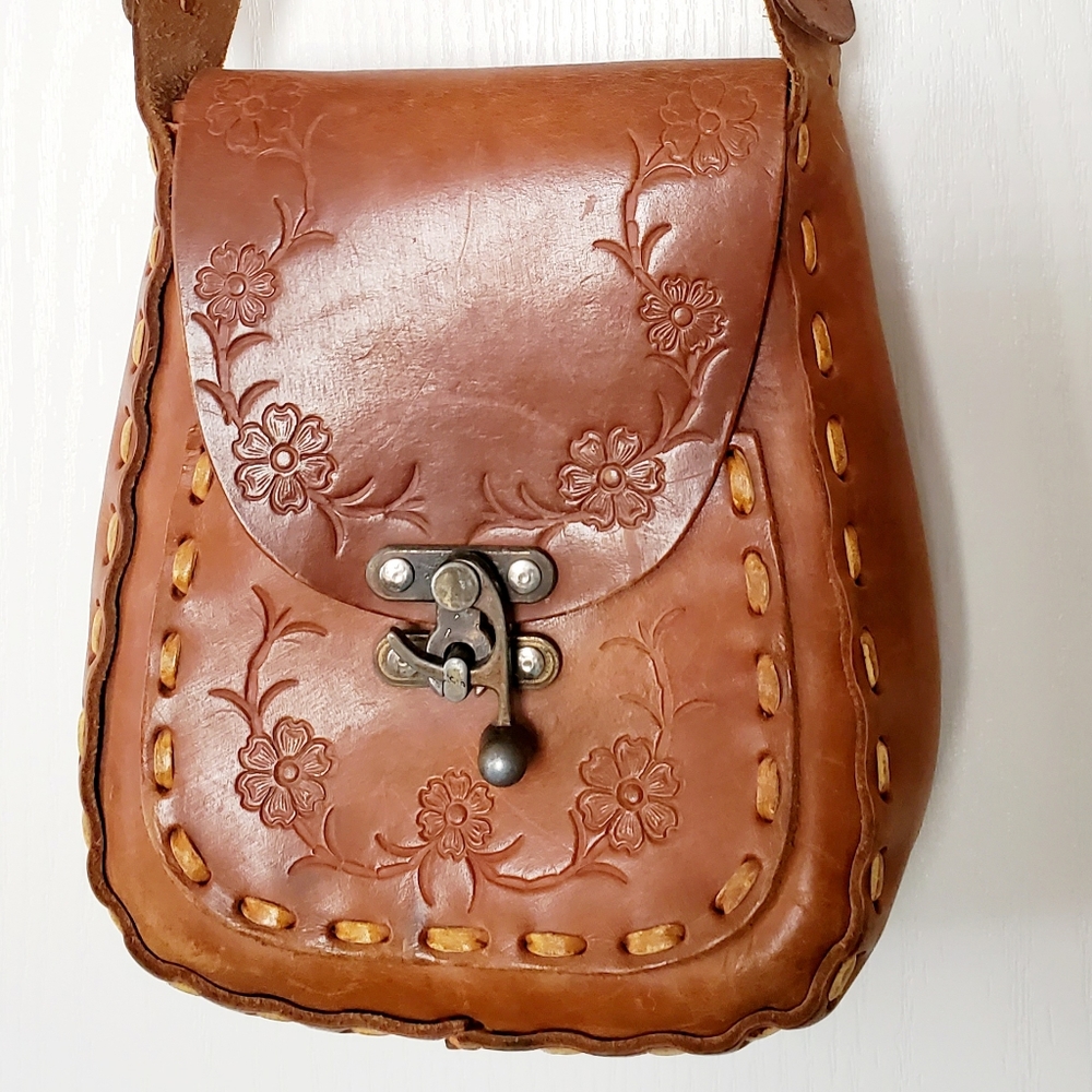 Vintage Boho Handmade Leather Purse